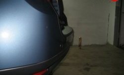 1 549 р. Верхняя зашитная накладка Kart на задний бампер для багажного отделения Renault Duster HS дорестайлинг (2010-2015)  с доставкой в г. Керчь. Увеличить фотографию 2