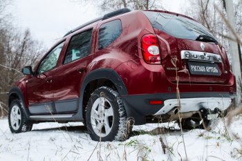 Диффузор заднего бампера RA Renault Duster  HS (2010-2015) дорестайлинг