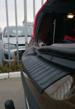1 549 р. Накладка на задний бампер Ralex Tuning  Renault Duster  HS (2010-2015) дорестайлинг  с доставкой в г. Керчь. Увеличить фотографию 2