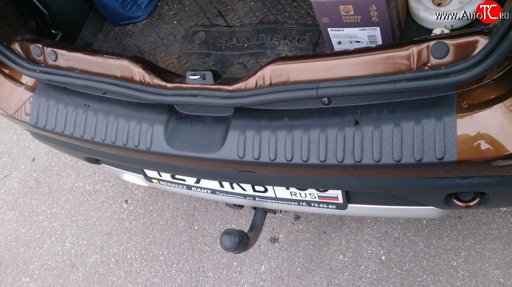 1 549 р. Накладка на задний бампер Ralex Tuning  Renault Duster  HS (2010-2015) дорестайлинг  с доставкой в г. Керчь