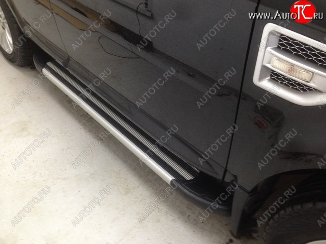 9 599 р. Пороги INTER Renault Duster HS дорестайлинг (2010-2015)  с доставкой в г. Керчь