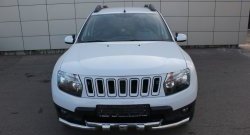 3 299 р. Решётка радиатора Sport Renault Duster HS рестайлинг (2015-2021) (Неокрашенная)  с доставкой в г. Керчь. Увеличить фотографию 6