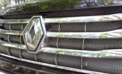 749 р. Защитная сетка решетки радиатора РА (черная)  Renault Duster  HS (2010-2015) дорестайлинг  с доставкой в г. Керчь. Увеличить фотографию 2