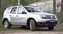 2 249 р. Защитная сетка решетки переднего бампера (с дхо без обвеса) РА  Renault Duster  HS (2010-2015) дорестайлинг  с доставкой в г. Керчь. Увеличить фотографию 2