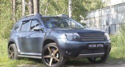 2 279 р. Защитная сетка решетки переднего бампера (с обвесом без дхо) РА  Renault Duster  HS (2010-2015) дорестайлинг  с доставкой в г. Керчь. Увеличить фотографию 2