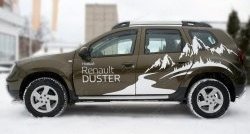 77 999 р. Широкая защита порогов (рестайлинг) Russtal Renault Duster HS дорестайлинг (2010-2015) (Защита порогов с со скосами на торцах (вариант 1))  с доставкой в г. Керчь. Увеличить фотографию 4