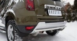 11 399 р. Одинарная защита заднего бампера из трубы диаметром 42 мм (рестайлинг) SLITKOFF  Renault Duster  HS (2010-2021) дорестайлинг, рестайлинг  с доставкой в г. Керчь. Увеличить фотографию 2