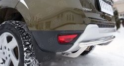 11 399 р. Одинарная защита заднего бампера из трубы диаметром 42 мм (рестайлинг) SLITKOFF  Renault Duster  HS (2010-2021) дорестайлинг, рестайлинг  с доставкой в г. Керчь. Увеличить фотографию 3