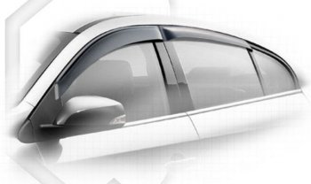 Комплект дефлекторов окон CA-Plastic Renault Fluence дорестайлинг (2010-2012)