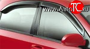 611 р. Дефлекторы окон (ветровики) Novline 4 шт Renault Fluence дорестайлинг (2010-2012)  с доставкой в г. Керчь