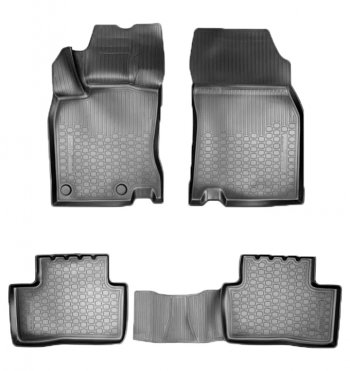 Коврики салонные Noplast (3D) Renault Kadjar дорестайлинг (2015-2018)
