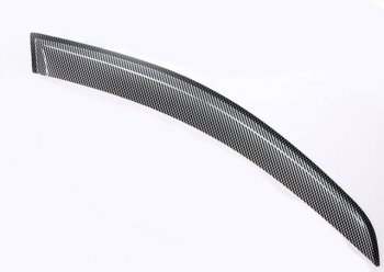 Дефлектора окон CA-Plastic Renault Kangoo  KC (1997-2003) 1- дорестайлинг (Шелкография карбон-серебро, Без хром.молдинга)