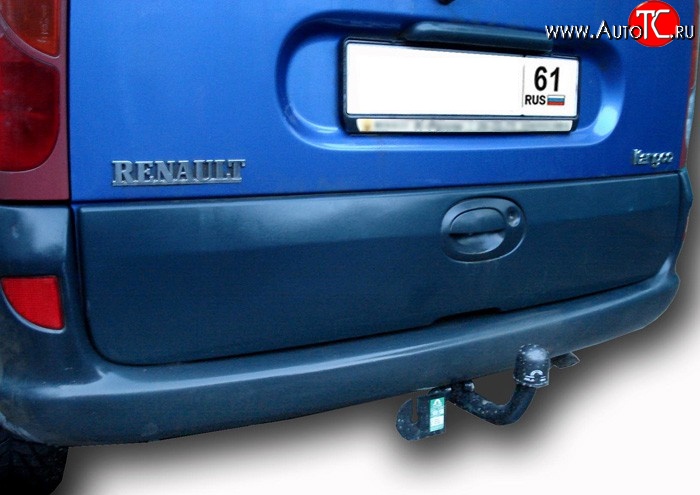 7 849 р. Фаркоп Лидер Плюс Renault Kangoo KC 1- дорестайлинг (1997-2003) (Без электропакета)  с доставкой в г. Керчь