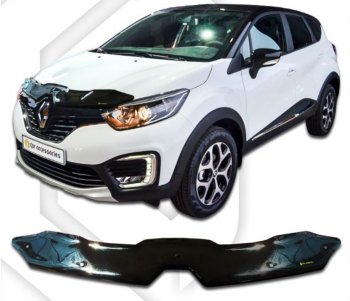 Дефлектор капота CA-Plastiс Renault Kaptur рестайлинг (2020-2025)