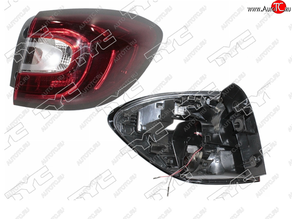 6 849 р. Правый фонарь задний TYC Renault Kaptur дорестайлинг (2016-2020)  с доставкой в г. Керчь
