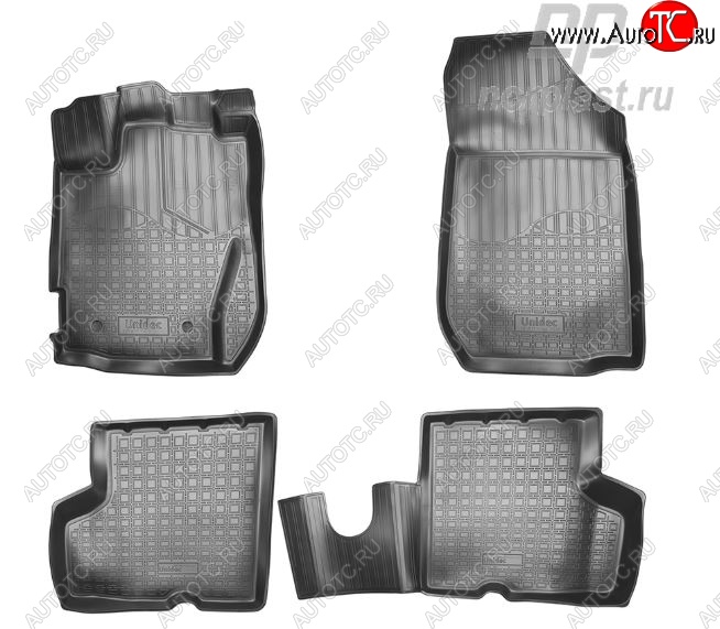 1 749 р. Коврики салонные Noplast  Renault Kaptur (2016-2020) дорестайлинг  с доставкой в г. Керчь
