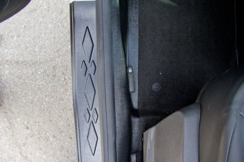 2 179 р. Накладки порогов в дверной проем Артформ (с надписью) Renault Kaptur дорестайлинг (2016-2020)  с доставкой в г. Керчь. Увеличить фотографию 4