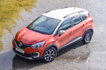 7 899 р. Рейлинги Petroil Tuning Renault Kaptur дорестайлинг (2016-2020) (Цвет: серебристый муар)  с доставкой в г. Керчь. Увеличить фотографию 4
