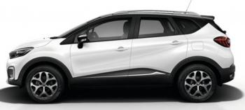8 649 р. Рейлинги АПС  Renault Kaptur (2016-2025) дорестайлинг, рестайлинг (Серебристые без поперечин )  с доставкой в г. Керчь. Увеличить фотографию 2