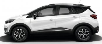 8 649 р. Рейлинги АПС Renault Kaptur дорестайлинг (2016-2020) (Черно-серые, без поперечин)  с доставкой в г. Керчь. Увеличить фотографию 2