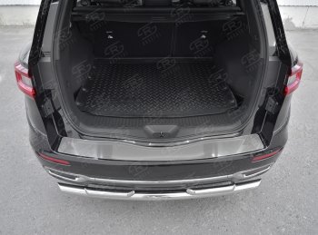 2 099 р. Накладка защитная на задний бампер Russtal (лист нерж зеркальный) Renault Koleos 2 (2016-2025)  с доставкой в г. Керчь. Увеличить фотографию 2