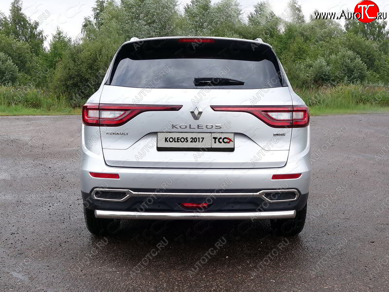15 999 р. Защита заднего бампера ТСС (нержавейка d60,3)  Renault Koleos  2 (2016-2025)  с доставкой в г. Керчь
