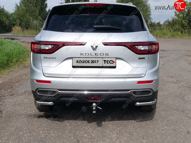 9 799 р. Фаркоп (тягово-сцепное устройство) TCC Renault Koleos 2 (2016-2025) (Оцинкованный, шар E)  с доставкой в г. Керчь