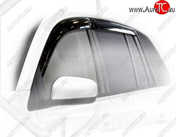 2 969 р. Дефлектора окон CA-Plastiс Renault Koleos Phase 1 (2007-2011) (Classic полупрозрачный, Без хром.молдинга)  с доставкой в г. Керчь