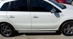 24 649 р. Широкая защита порогов (рестайлинг) SLITKOFF  Renault Koleos ( 1) (2007-2016) Phase 1, Phase 2, Phase 3  с доставкой в г. Керчь. Увеличить фотографию 2