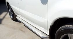 Широкая защита порогов (рестайлинг) SLITKOFF Renault Koleos 1 Phase 3 (2013-2016)