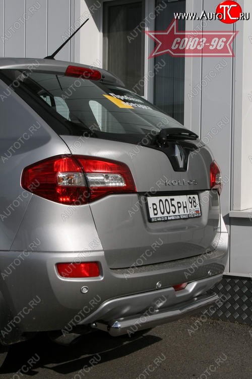 10 574 р. Защита заднего бампера Souz-96 (d76) Renault Koleos 1 Phase 2 (2011-2013)  с доставкой в г. Керчь