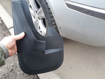 749 р. Универсальные передние брызговики (широкие) ПТП64 Uni4  Nissan Pathfinder R51 дорестайлинг (2004-2007)  с доставкой в г. Керчь. Увеличить фотографию 10
