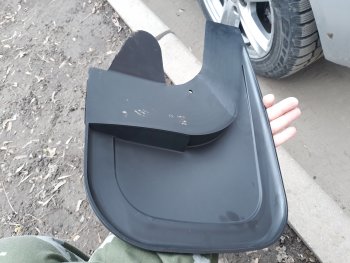 749 р. Универсальные передние брызговики (широкие) ПТП64 Uni4  Nissan Pathfinder R51 дорестайлинг (2004-2007)  с доставкой в г. Керчь. Увеличить фотографию 8