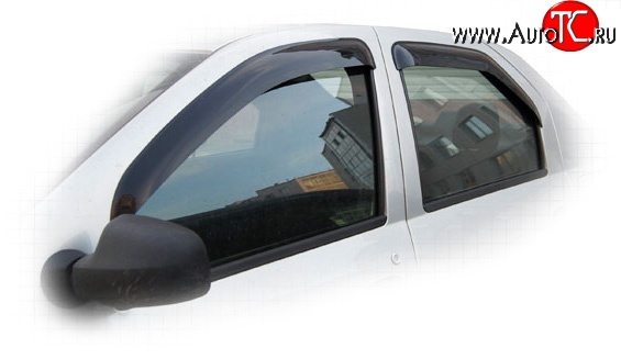 4 099 р. Дефлекторы окон (ветровики) Novline 4 шт Renault Logan 1 дорестайлинг (2004-2010)  с доставкой в г. Керчь