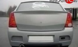 2 699 р. Лип спойлер Street Renault Logan 1 дорестайлинг (2004-2010) (Неокрашенный)  с доставкой в г. Керчь. Увеличить фотографию 2