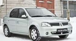 929 р. Зимняя заглушка решетки радиатора РА Renault Logan 1 дорестайлинг (2004-2010)  с доставкой в г. Керчь. Увеличить фотографию 4