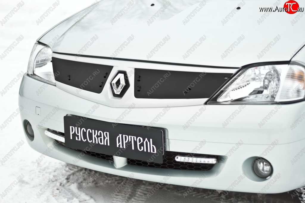 929 р. Зимняя заглушка решетки радиатора РА Renault Logan 1 дорестайлинг (2004-2010)  с доставкой в г. Керчь