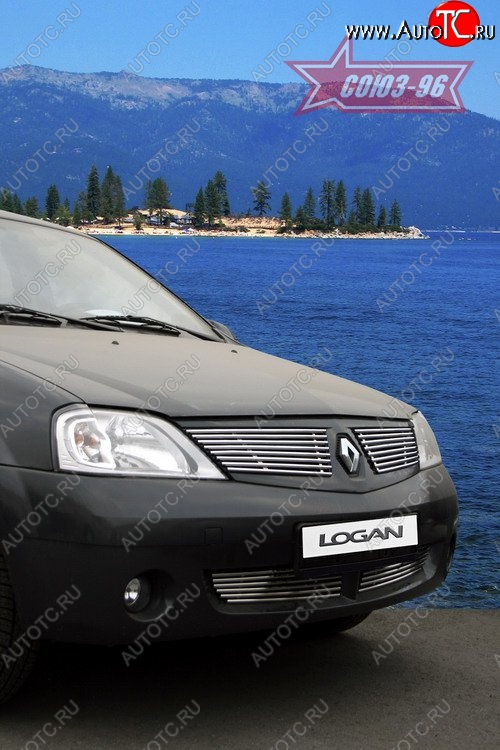 3 464 р. Декоративные элементы воздухозаборника Souz-96 (d10) Renault Logan 1 дорестайлинг (2004-2010)  с доставкой в г. Керчь