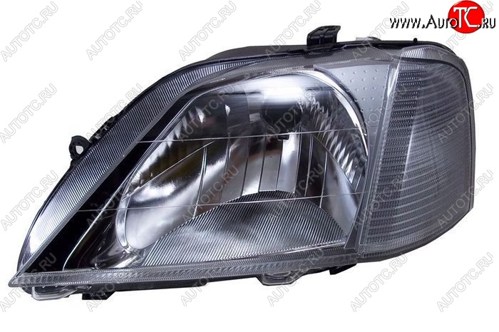 2 399 р. Левая фара SAT (хрусталь, с корректором)  Renault Logan  1 (2004-2010) дорестайлинг  с доставкой в г. Керчь