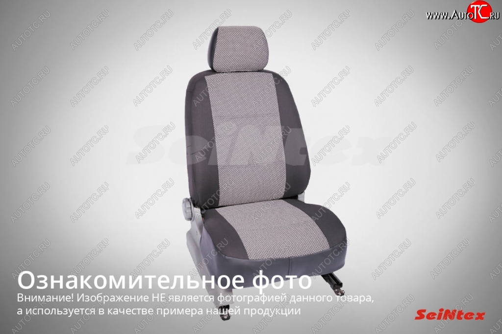 4 999 р. Чехлы на сиденья SeiNtex (сплошная спинка) Renault Sandero (BS) (2009-2014)  с доставкой в г. Керчь