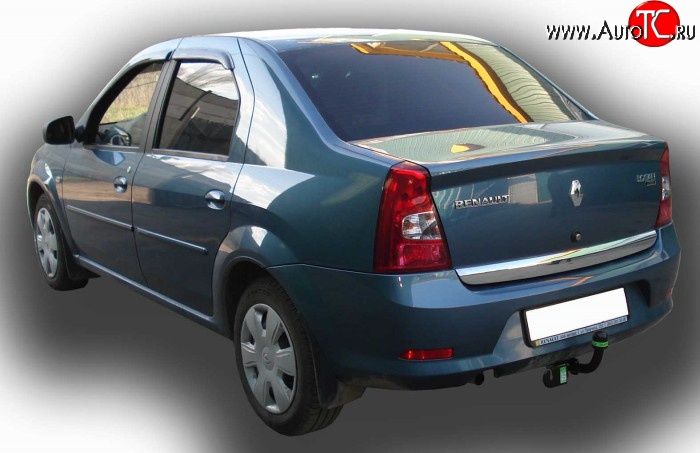 5 699 р. Фаркоп Лидер Плюс  Renault Logan  1 (2004-2010) дорестайлинг (Без электропакета)  с доставкой в г. Керчь