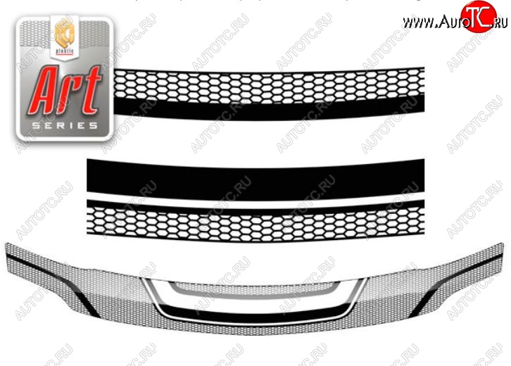 2 199 р. Дефлектор капота CA-Plastiс  Renault Logan  1 (2010-2016) рестайлинг (Серия Art серебро)  с доставкой в г. Керчь