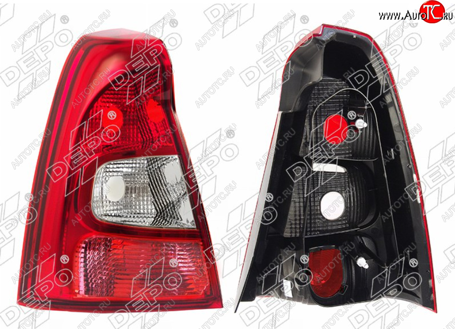 1 379 р. Левый фонарь SAT  Renault Logan  1 (2010-2016) рестайлинг  с доставкой в г. Керчь