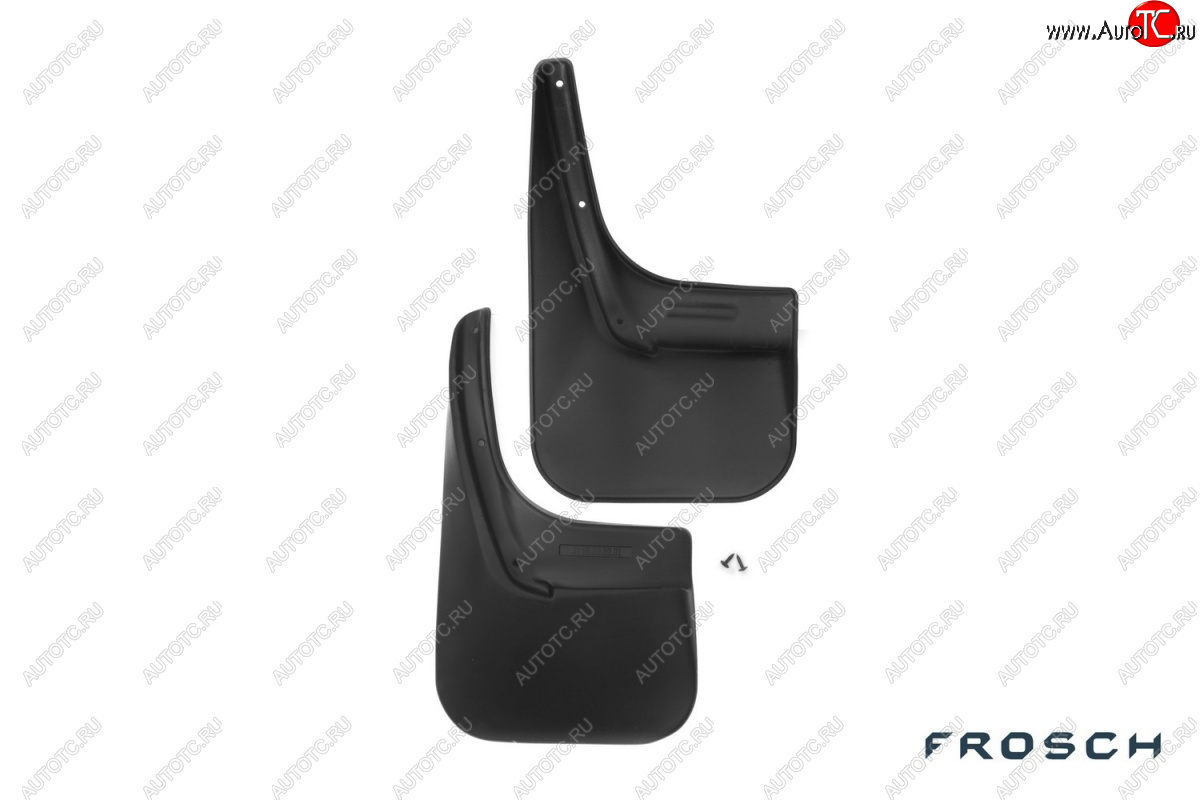 2 379 р. Брызговики Frosch optimum (установка c подкрылком) Renault Logan 1 дорестайлинг (2004-2010) (Задние)  с доставкой в г. Керчь