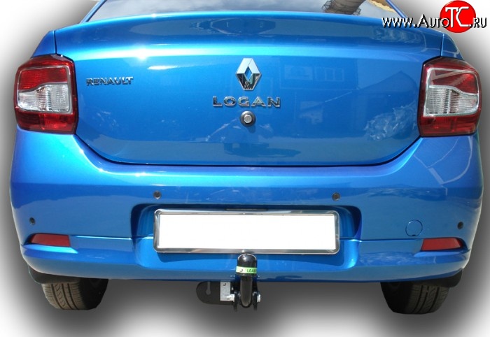 153 999 р. Фаркоп Лидер Плюс Renault Logan 1 рестайлинг (2010-2016) (Без электропакета)  с доставкой в г. Керчь