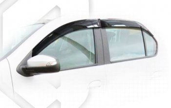Дефлектора окон CA-Plastiс Renault Logan 2 дорестайлинг (2014-2018)