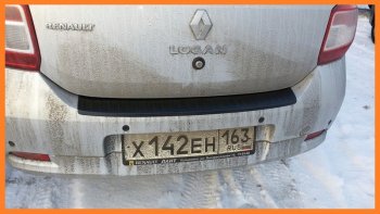 1 089 р. Накладка защитная на задний бампер Yuago Renault Logan 2 рестайлинг (2018-2025)  с доставкой в г. Керчь. Увеличить фотографию 4
