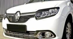 539 р. Реснички на фары RA Renault Logan 2 дорестайлинг (2014-2018) (Неокрашенные)  с доставкой в г. Керчь. Увеличить фотографию 4