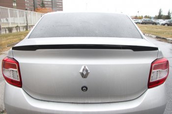 7 749 р. Лип спойлер Yuago Renault Logan 2 дорестайлинг (2014-2018) (неокрашенный)  с доставкой в г. Керчь. Увеличить фотографию 4