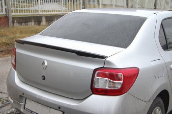 7 749 р. Лип спойлер Yuago Renault Logan 2 дорестайлинг (2014-2018) (неокрашенный)  с доставкой в г. Керчь. Увеличить фотографию 6